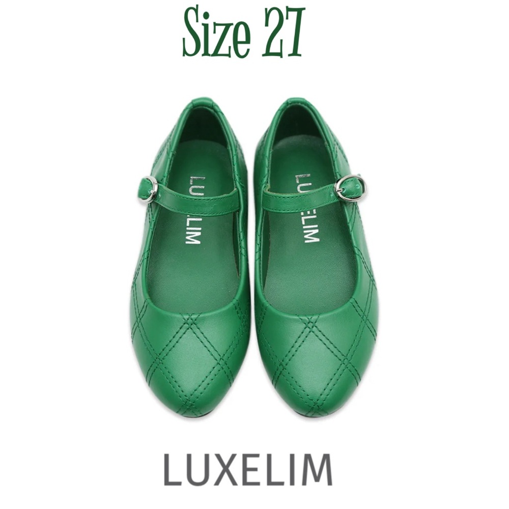 LUXELIM SZ 27 Zoe Leather Shoes green